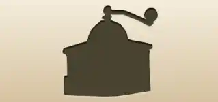 Coffee Grinder silhouette