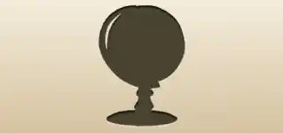 Globe silhouette