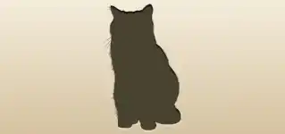 Cat silhouette