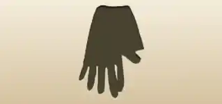 Gloves silhouette