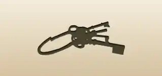 Keys silhouette