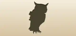 Owl silhouette