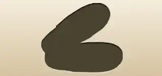 Slippers silhouette