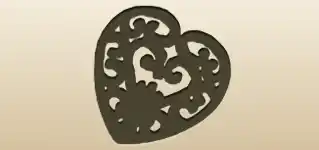 Heart silhouette