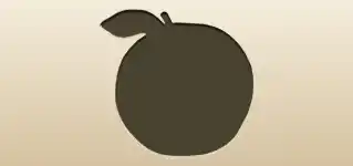 Apple silhouette