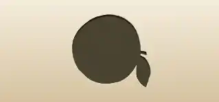 Apple silhouette