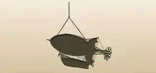 Airship silhouette