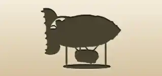 Airship silhouette