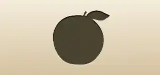 Apple silhouette