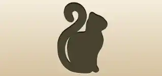 Cat silhouette