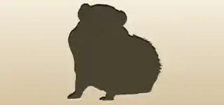 Guinea Pig silhouette