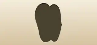 Slippers silhouette