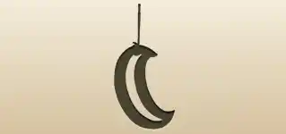 Crescent Moon silhouette