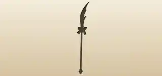 Guandao silhouette
