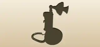 Telephone silhouette