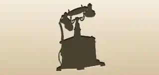 Telephone silhouette
