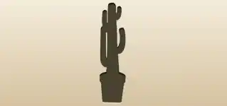 Cactus silhouette
