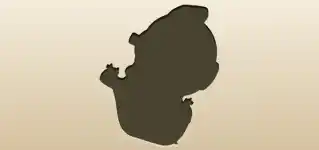Diving Helmet silhouette