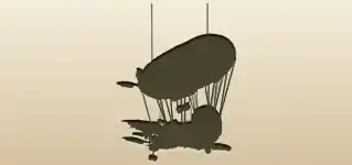 Airship silhouette