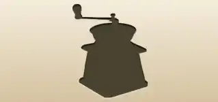 Coffee Grinder silhouette