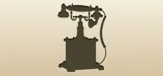 Telephone silhouette