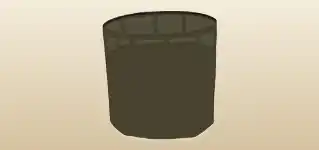 Glass silhouette