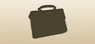 Briefcase silhouette