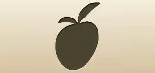 Apple silhouette