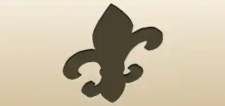 Fleur-de-Lis silhouette