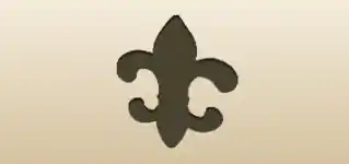 Fleur-de-Lis silhouette