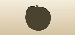 Apple silhouette