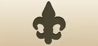 Fleur-de-Lis silhouette