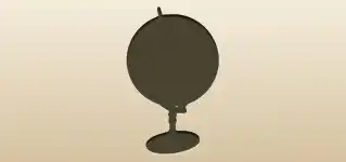 Globe silhouette