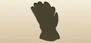 Gloves silhouette