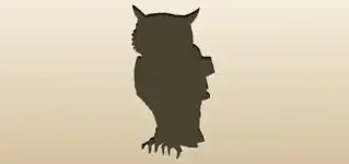 Owl silhouette