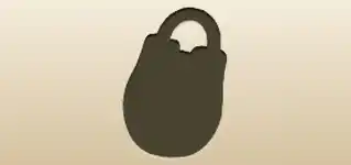 Padlock silhouette