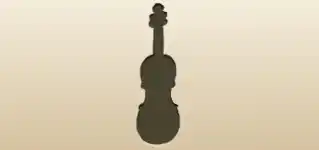 Violin silhouette