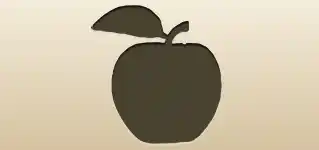 Apple silhouette