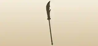 Guandao silhouette
