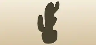 Cactus silhouette