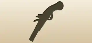 Pistol silhouette