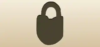 Padlock silhouette
