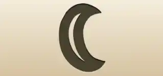 Crescent Moon silhouette