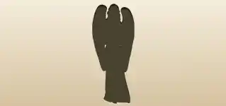 Angel silhouette