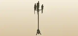 Candelabrum silhouette