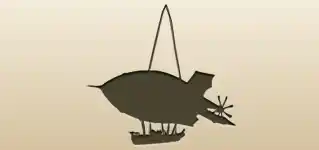 Airship silhouette