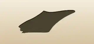 Newspaper silhouette