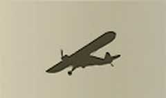 Airplane silhouette #1