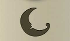 Crescent Moon silhouette #1