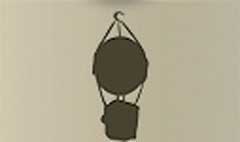 Hot Air Balloon silhouette #3
